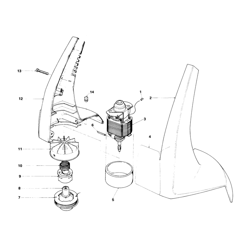 Motor and Housing Assembly