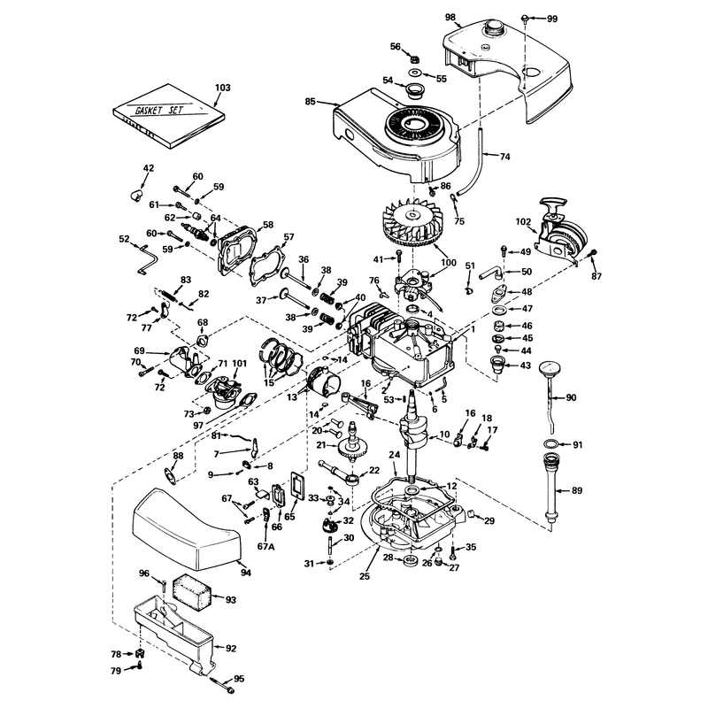 Engine Tecumseh Model No Tnt 120-12002 Mower Model Nos 20440 and 20550