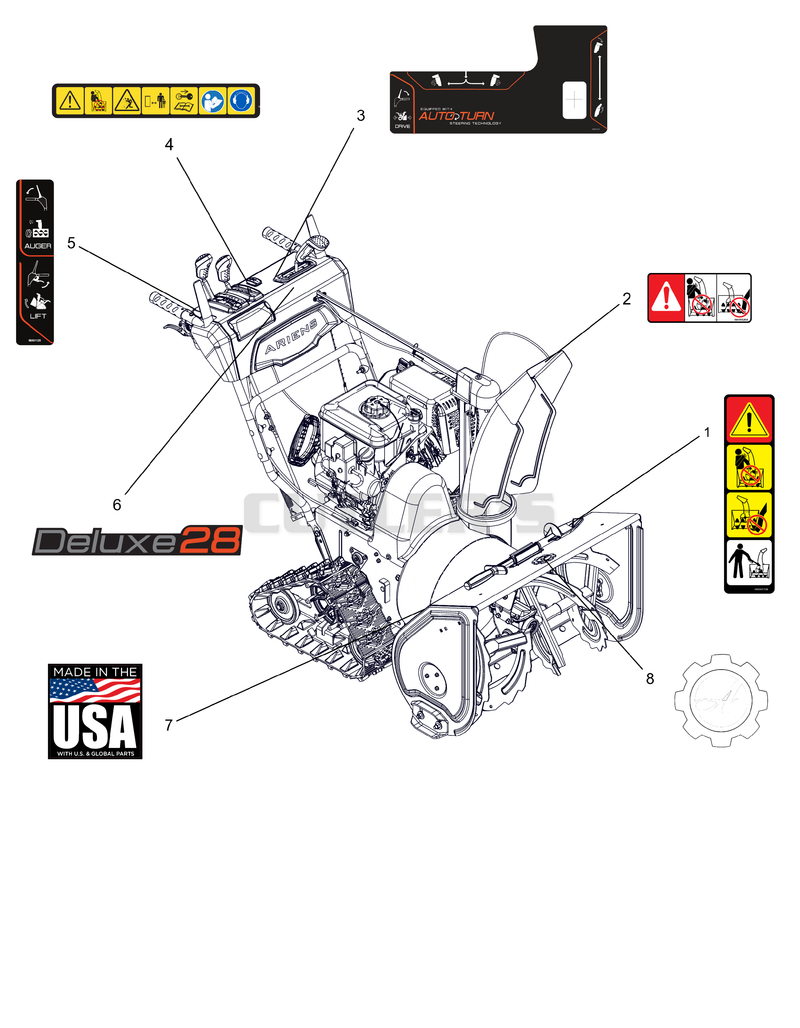 Decals - 28" CE Track