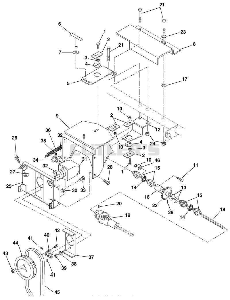 Brush Drive Unit