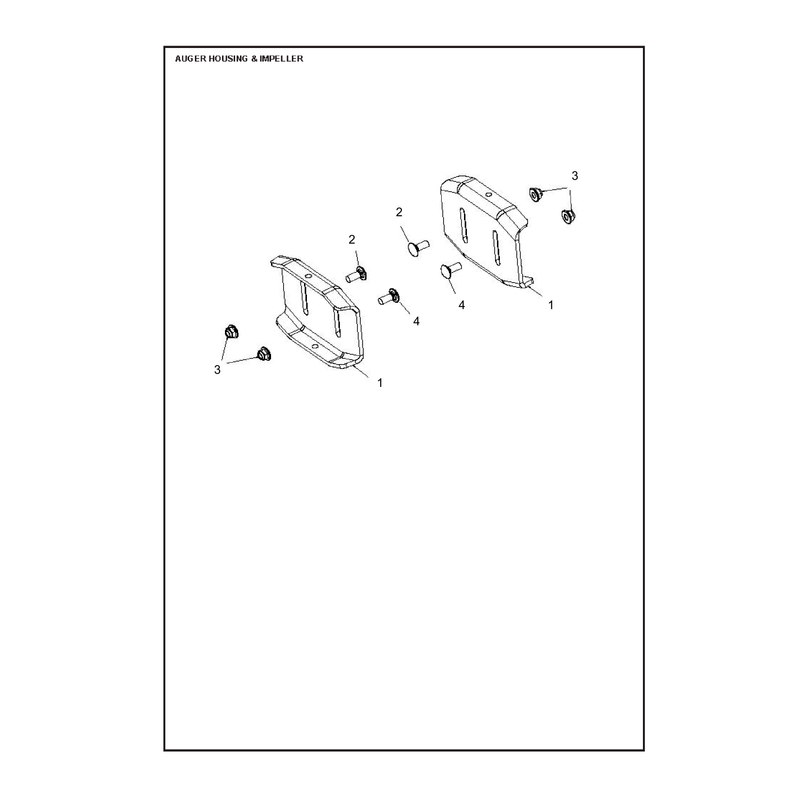 AUGER HOUSING AND IMPELLER