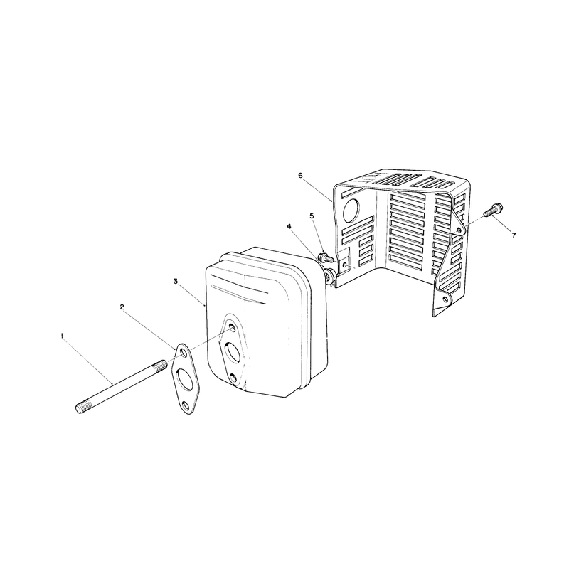 Muffler Assembly (engine No. Vmg6, Vmj8 & Vmk9)