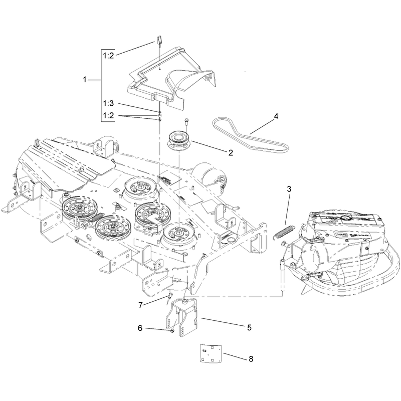 Blower and Deck Assembly