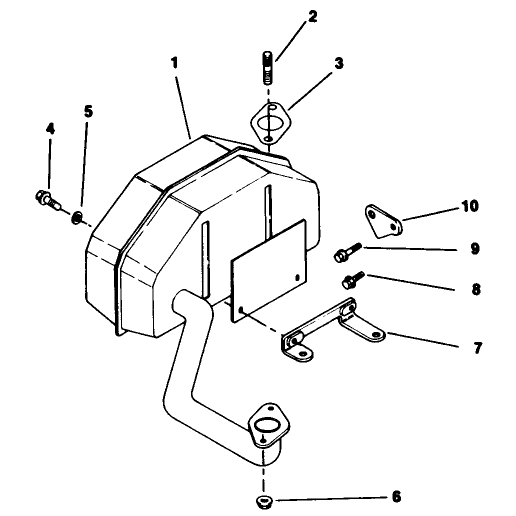 Exhaust Engine Kohler Model No Cv14 T 1412