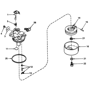 Carburetor No 631784a