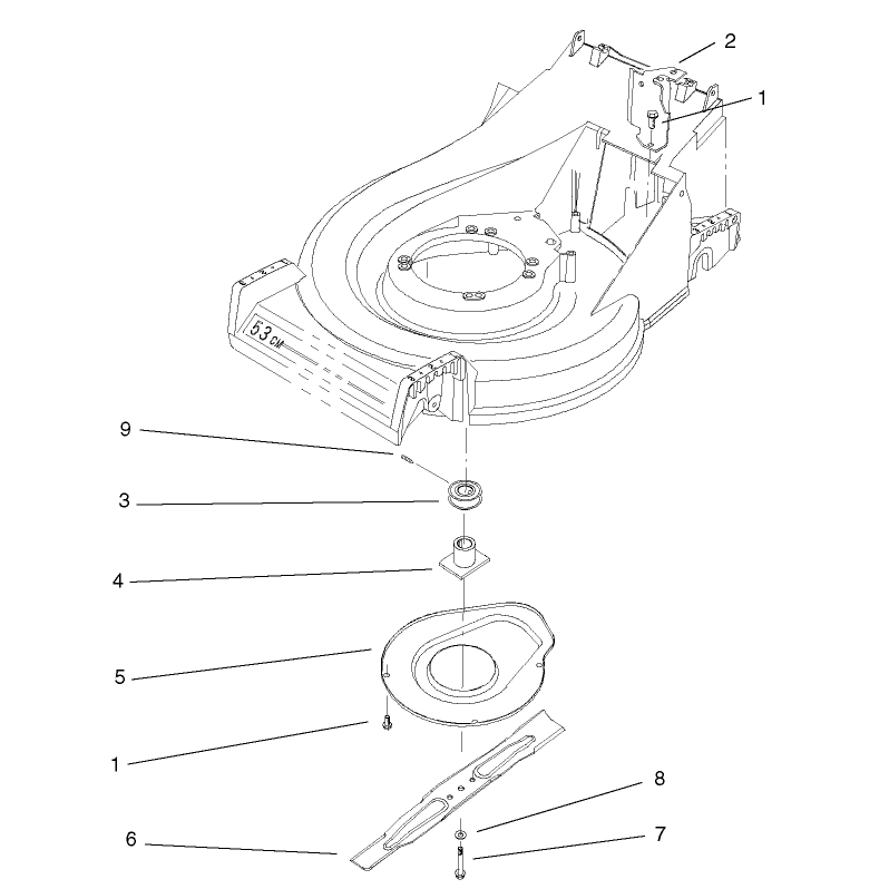Blade and Brake Assembly