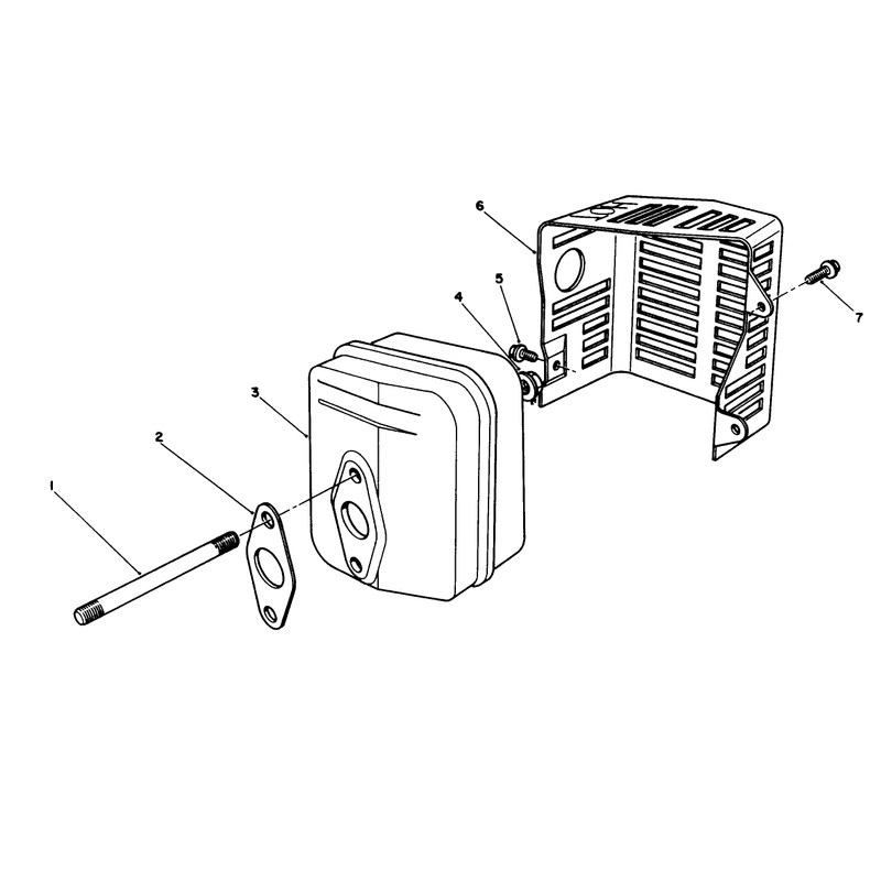 Muffler Assembly Model No Vmj8