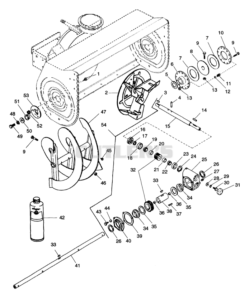 Auger/Impeller And Gear Case