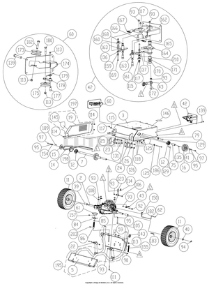 Billy Goat OS901SPHD Overseeder Parts Diagram