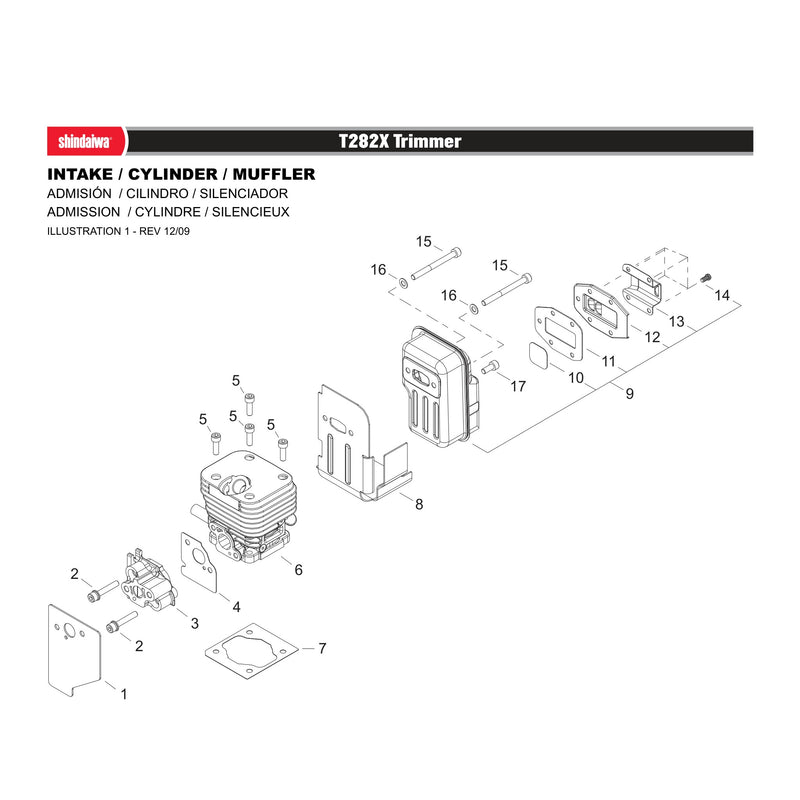 INTAKE / CYLINDER / MUFFLER