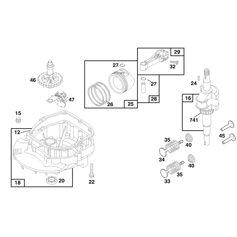 Engine Briggs and Stratton Model 12f802-0667-01