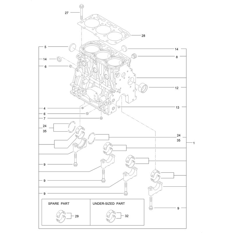 Cylinder Block Assembly