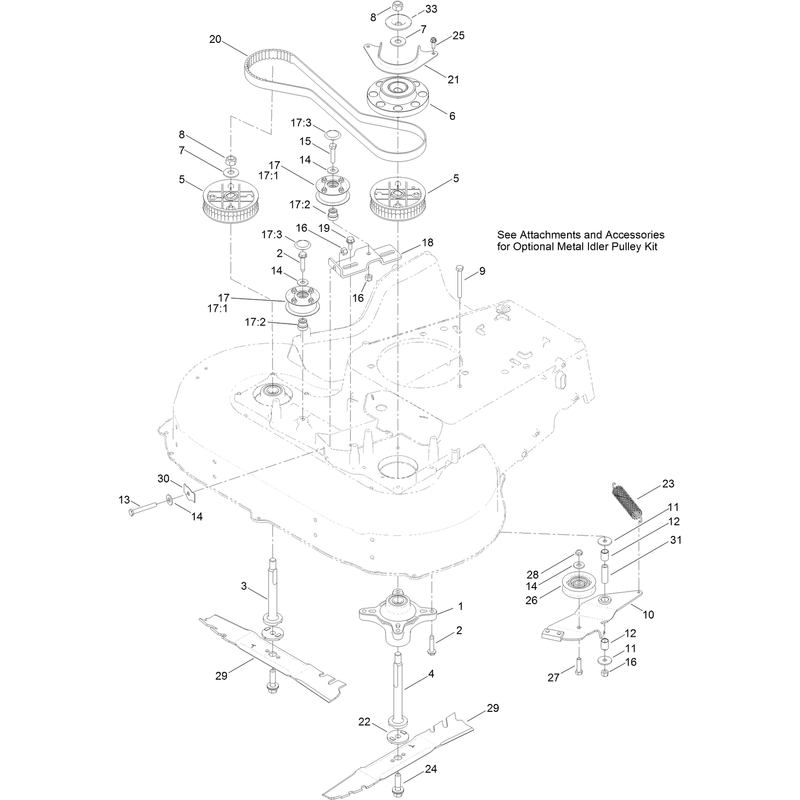Spindle and Blade Assembly