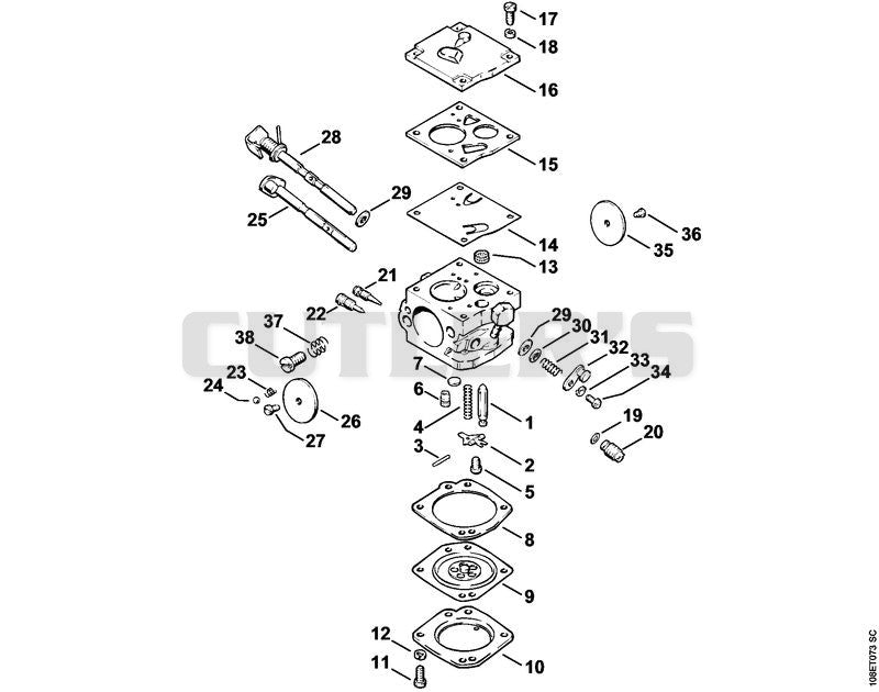 Carburetor IVH8 Brosol ⇥ X 27 526 677