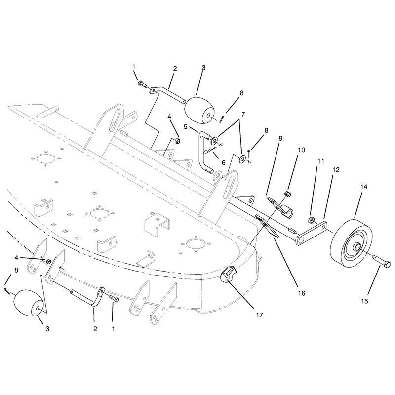 Gage Wheel & Roller Assembly