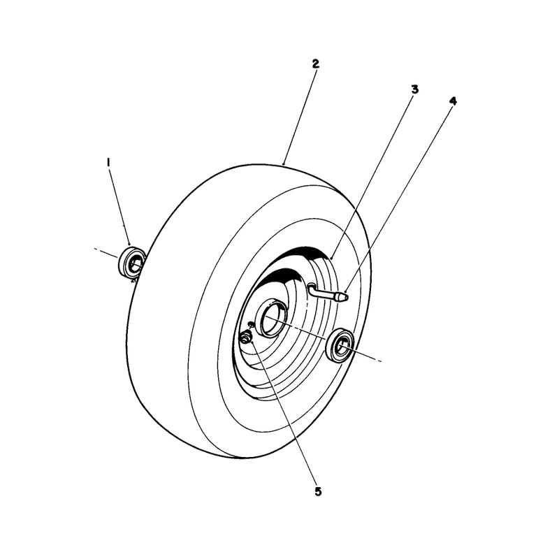 Front Wheel & Tire Assembly