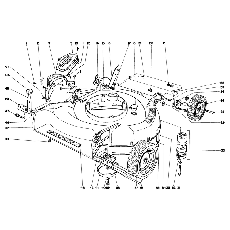 Housing Assembly Model No 18208