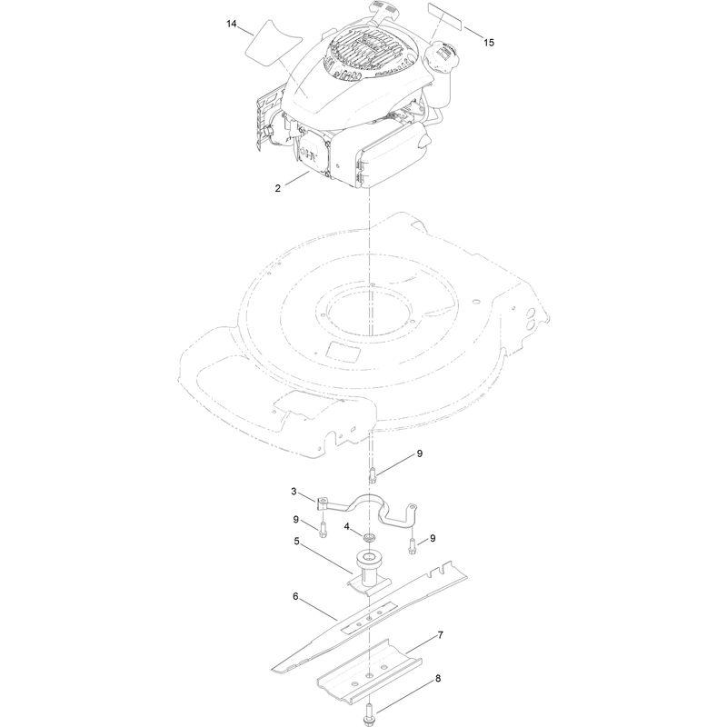 Engine and Blade Assembly