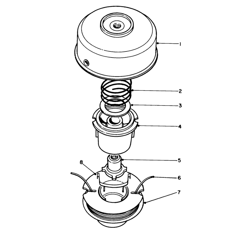 Dual Line Tap & Trim Head No. 46-2800 (optional)
