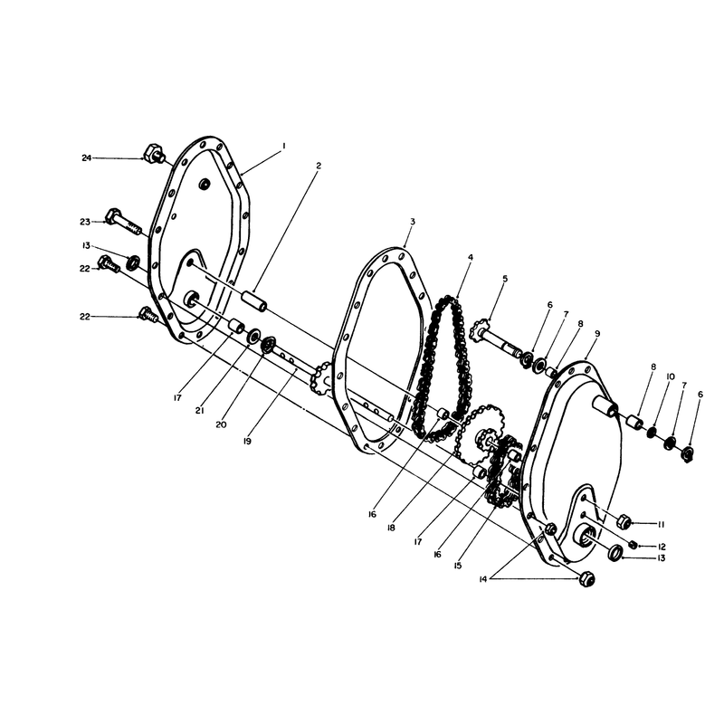 Chain Case Assembly No. 48-1240