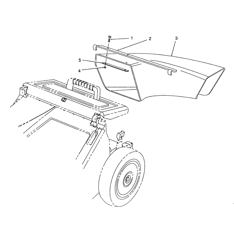 Side Discharge Chute Model No. 59112 (optional)