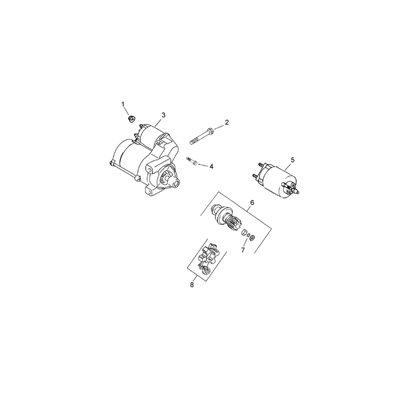 Starting System Assembly Kohler CH730-0132