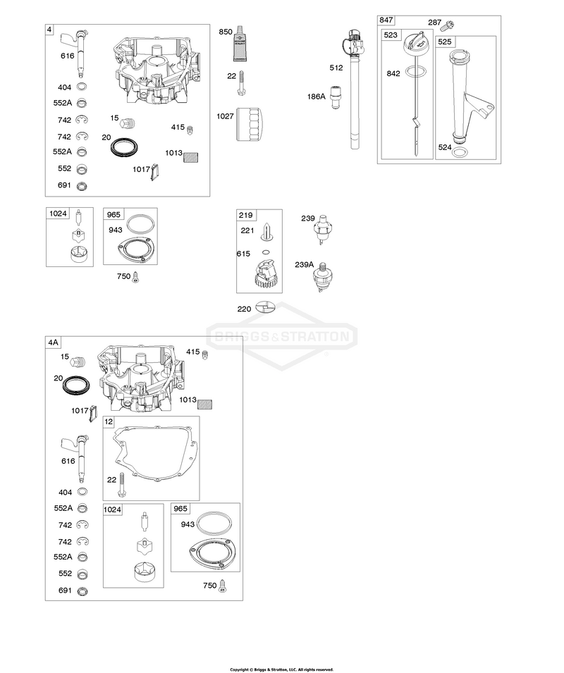 Engine Sump, Oil Pump, Dipstick/Tube Assembly