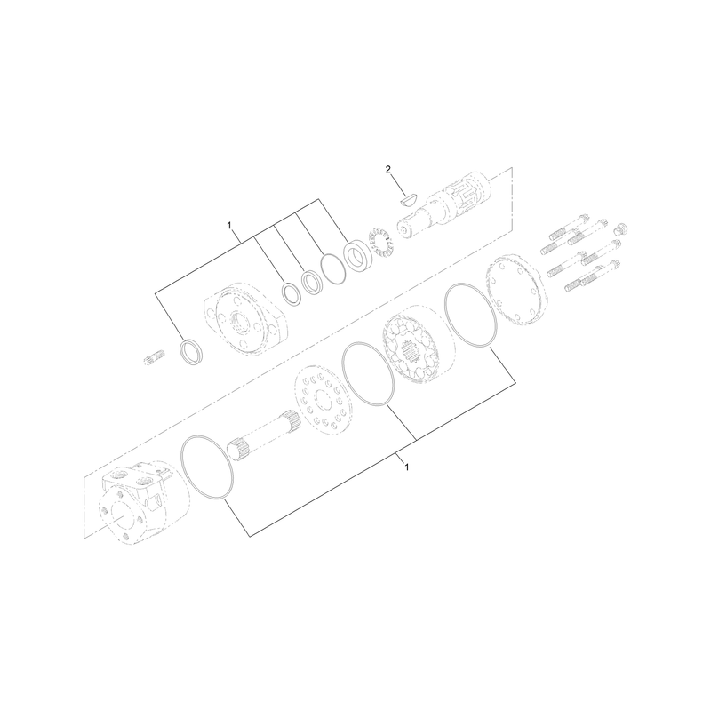 Hydraulic Motor Assembly No. 99-0156