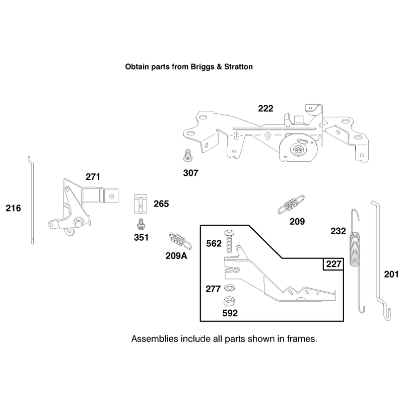 Engine Briggs and Stratton Model 303776-1188-A1