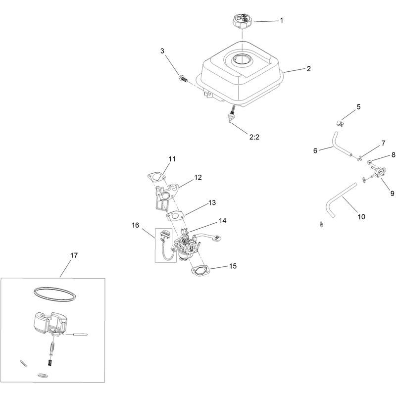 Fuel System and Carburetor Assembly