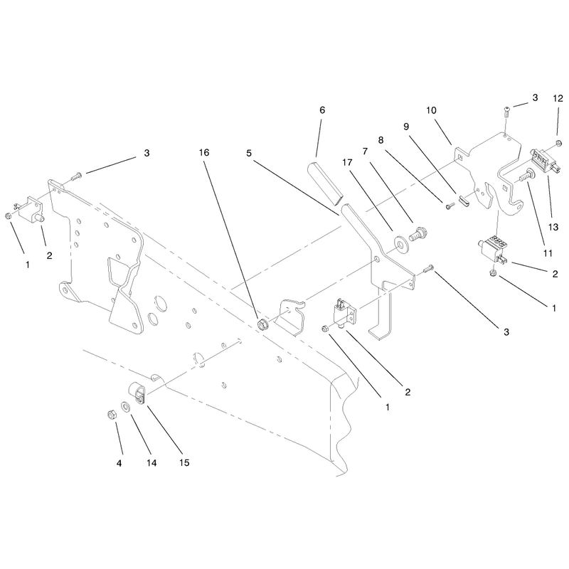 Upper Parking Brake Assembly