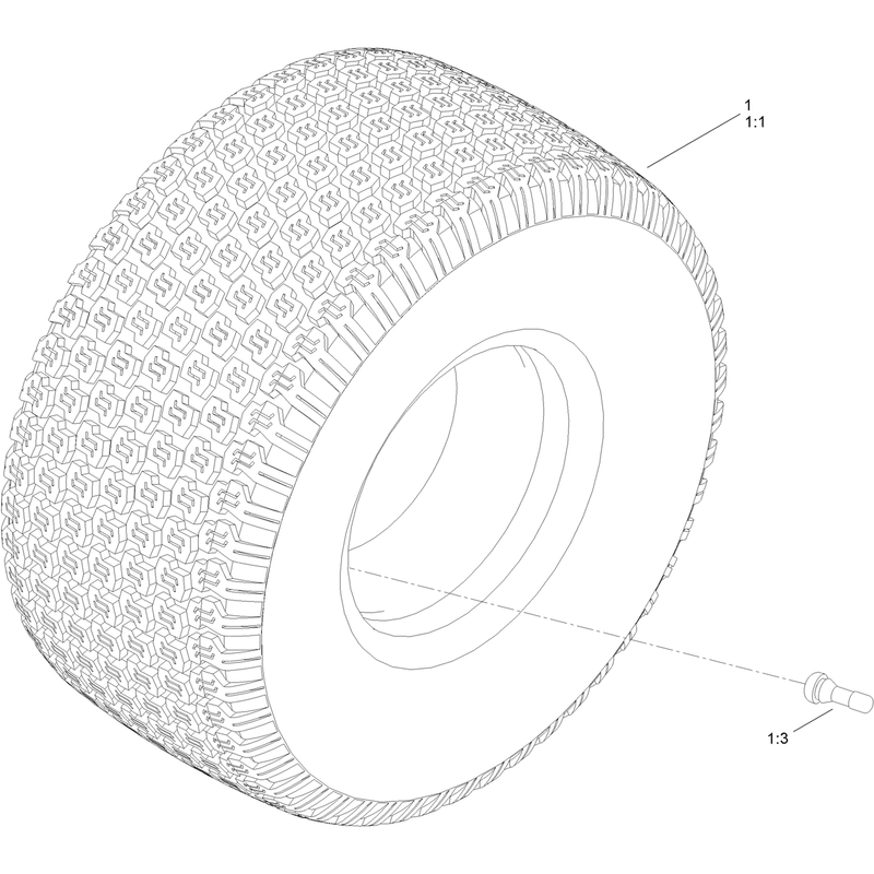 Rear Tire Assembly