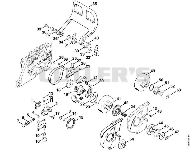 Oil pump, Clutch