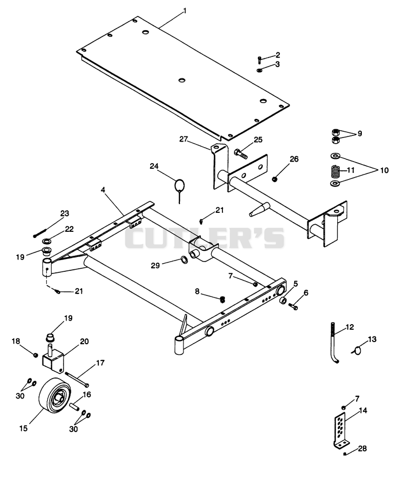 MOWER FRAME 1