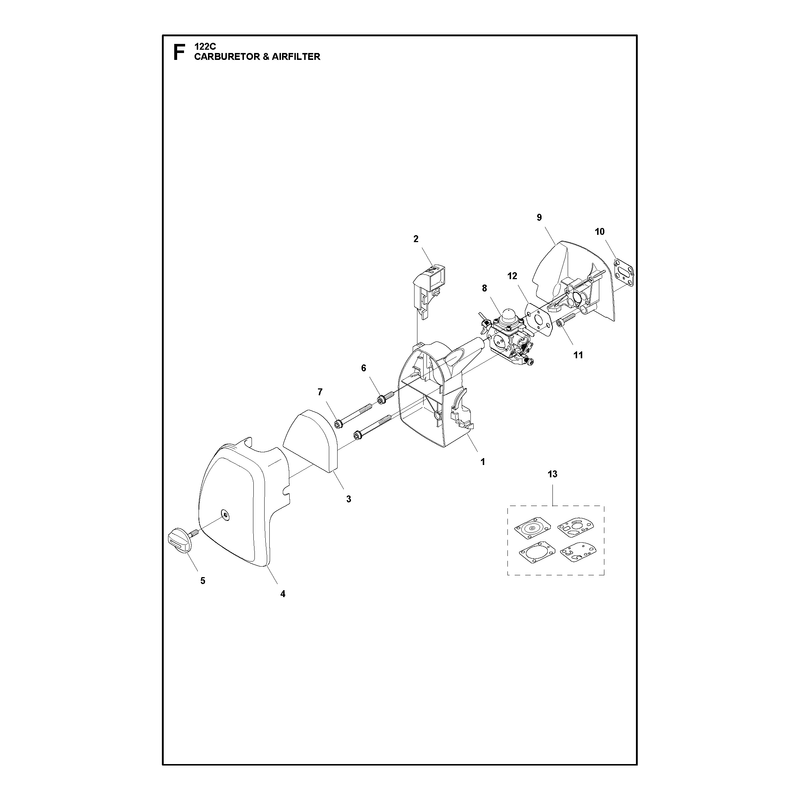 CARBURETOR AND AIR FILTER