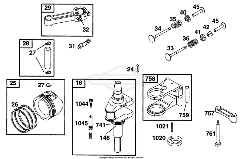 Piston Grp, Crankshaft