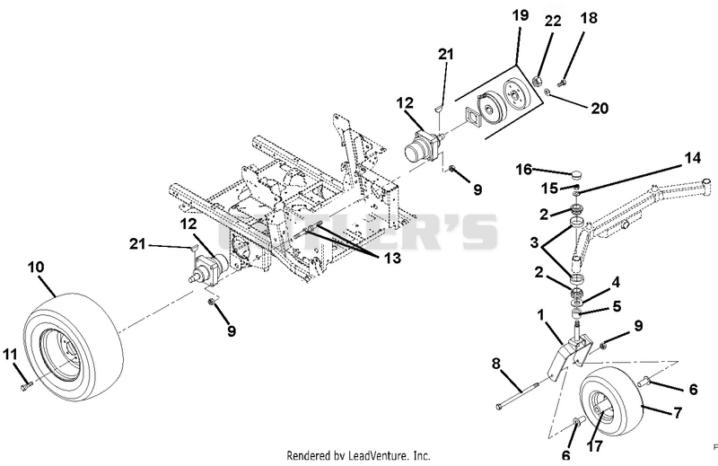 Wheel Motors, Tires, Brakes & Front Forks