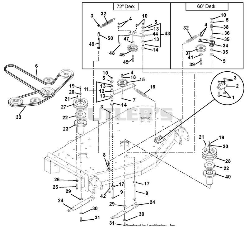 Belts, Spindles, Idlers And Blades