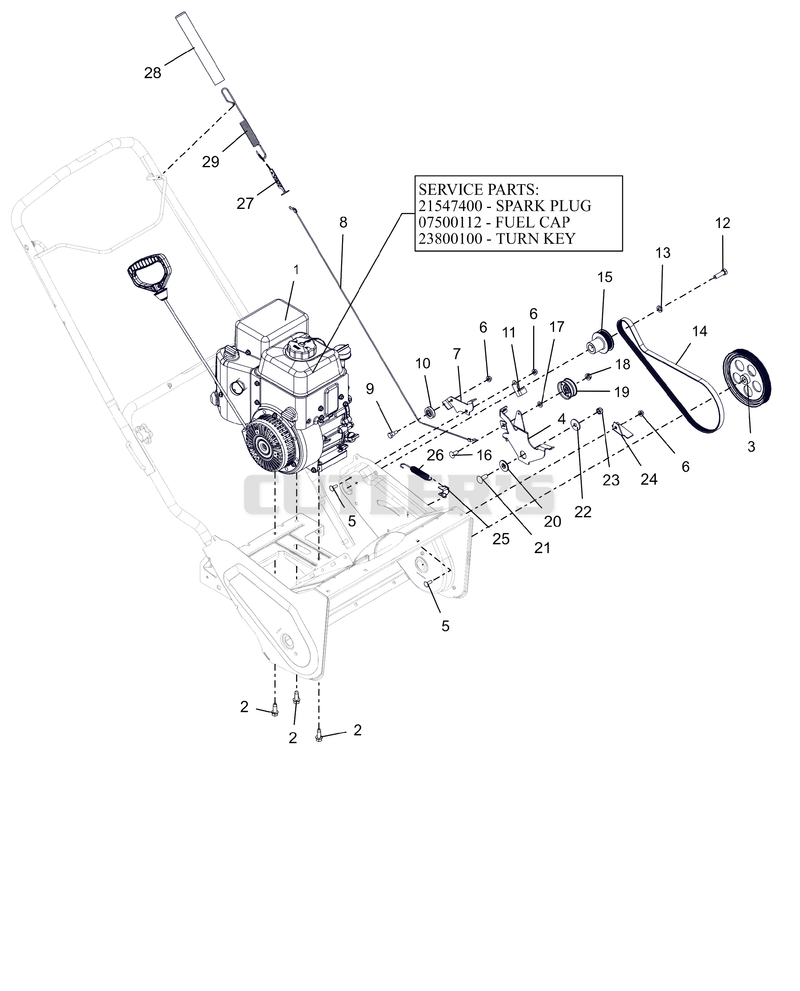 Engine & Belt Drive