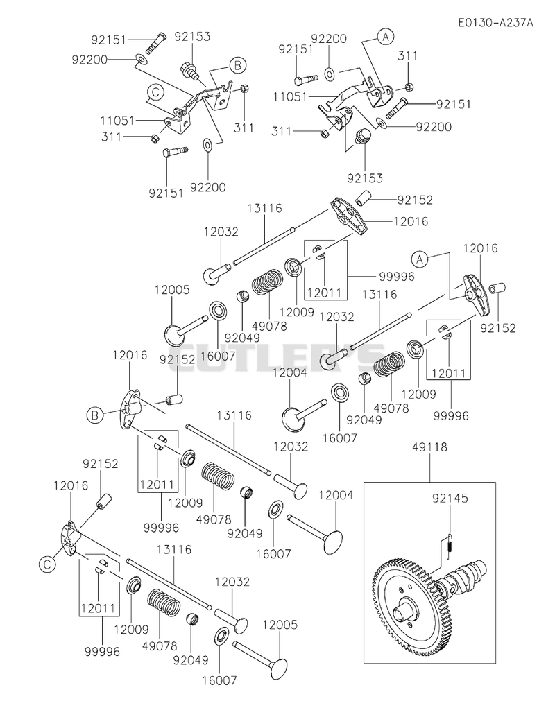 VALVE/CAMSHAFT