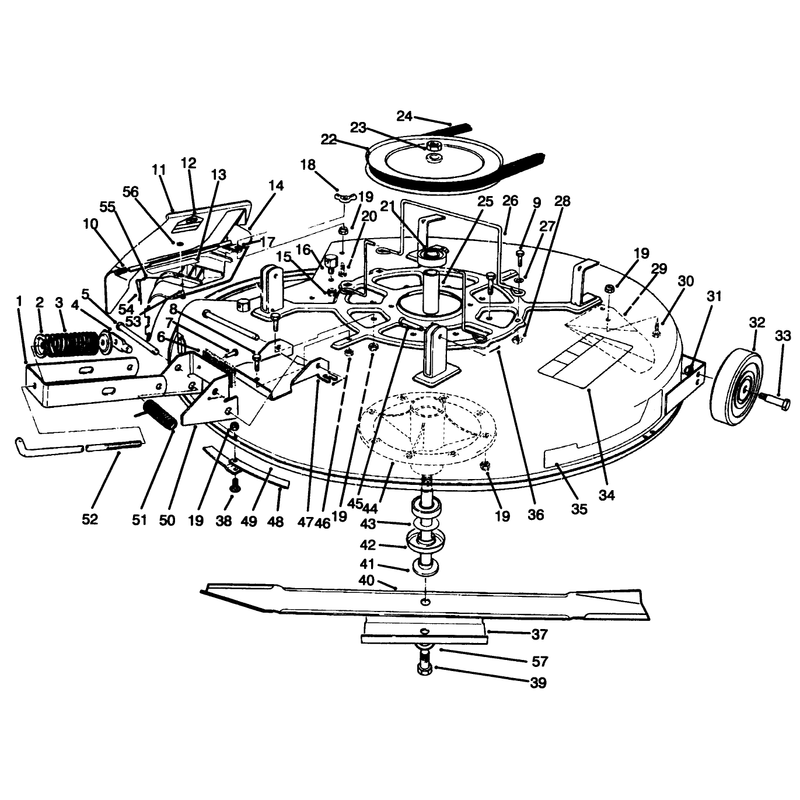 Mower Assembly Recycler