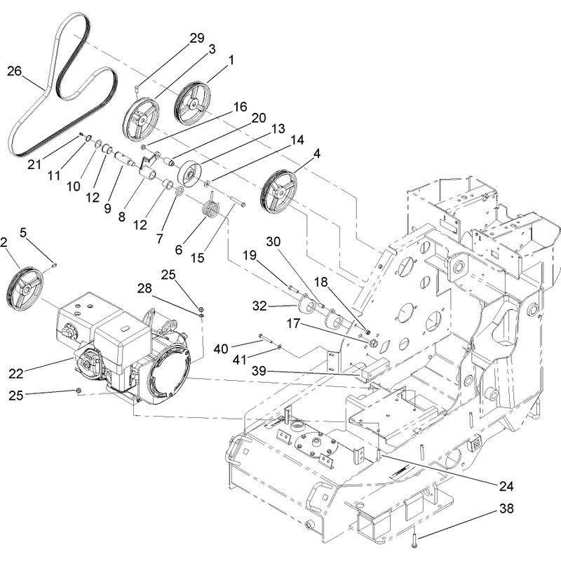 Engine and Drive Assembly