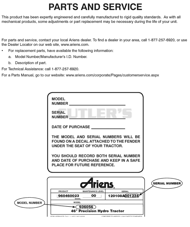 Parts And Service