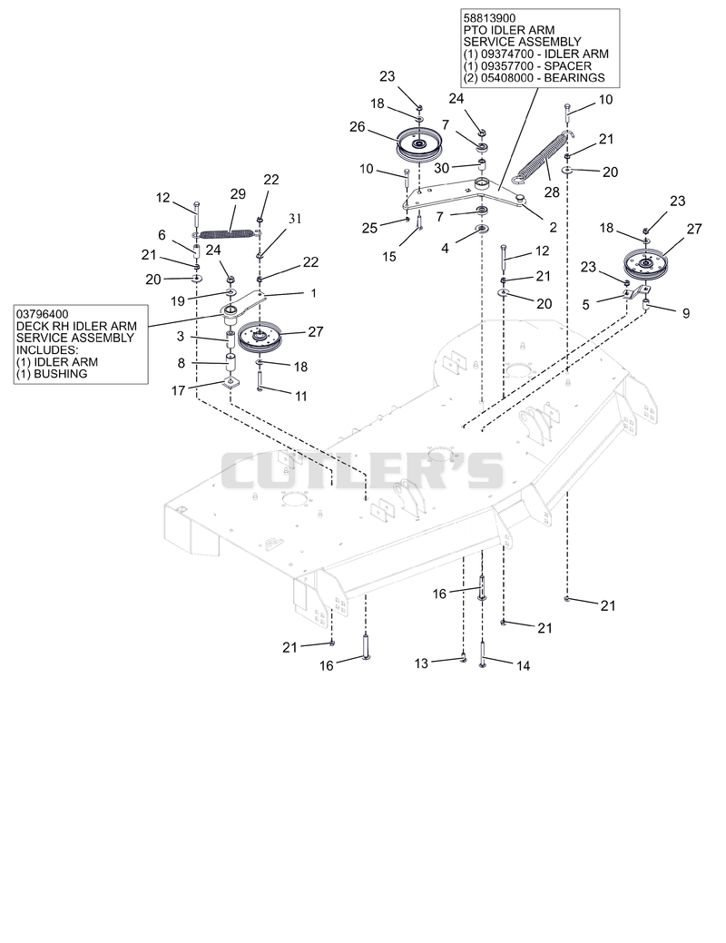 Idlers and Sheaves - 60"