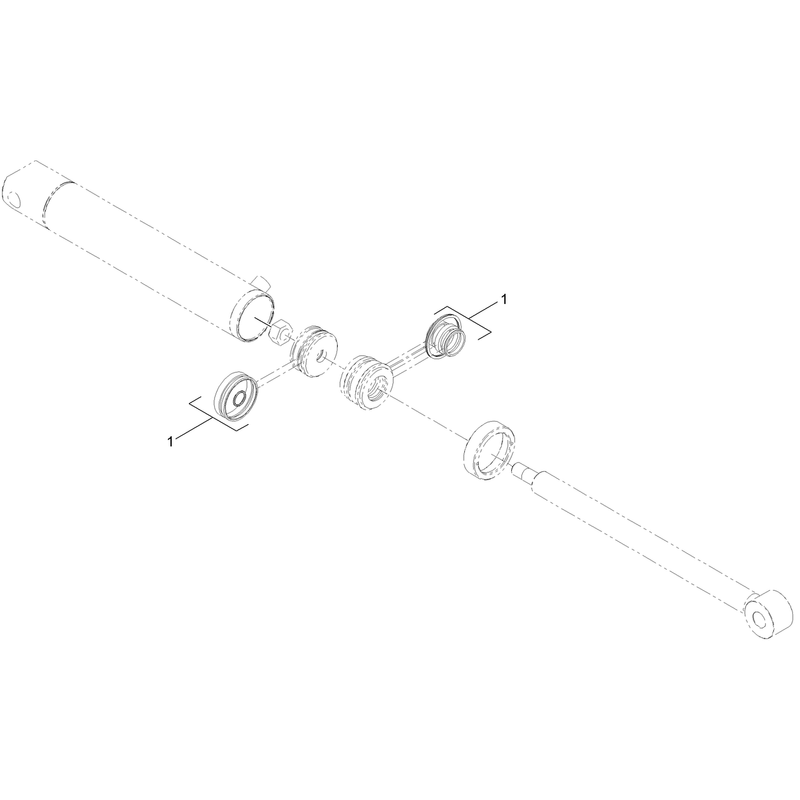 Hydraulic Cylinder Assembly No. 127-1866