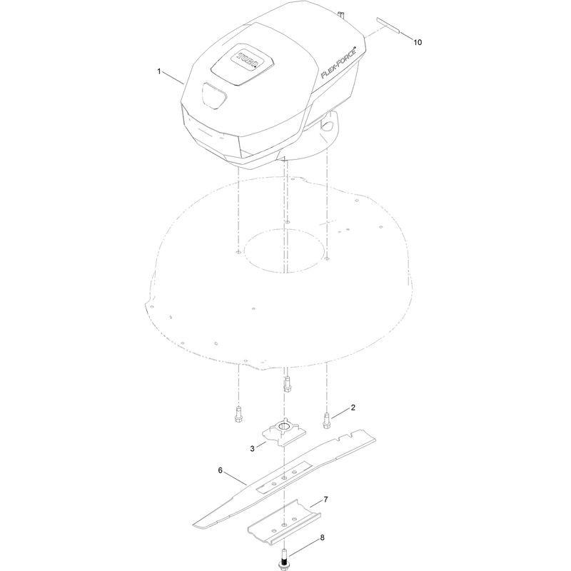 Motor and Blade Assembly