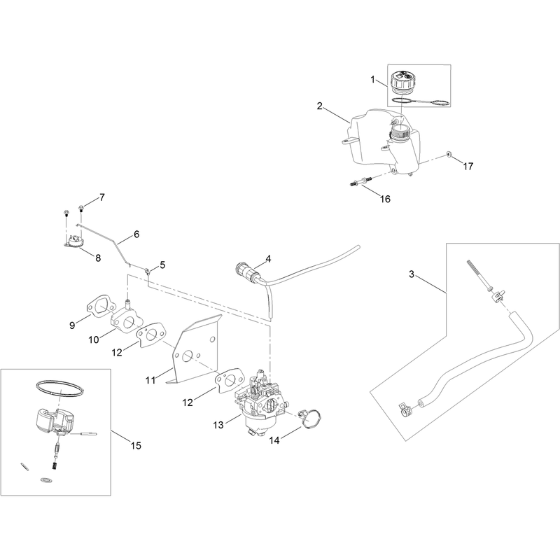 Fuel System and Carburetor Assembly