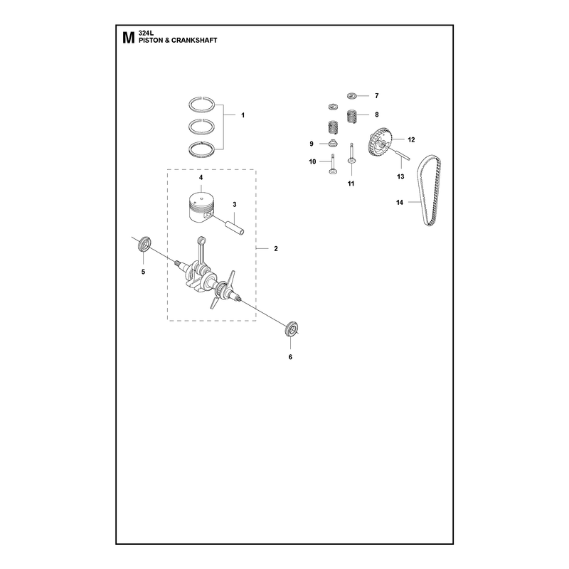 PISTON AND CRANKSHAFT