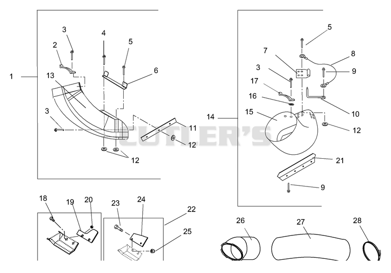Boots, Vanes, And Tube
