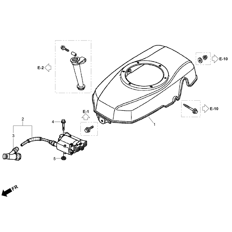 Fan Cover Assembly Honda GXV160UH2-T1AH